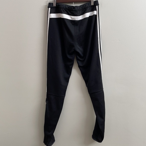 Adidas Climacool black three stripe athletic track pants - Picture 2 of 6